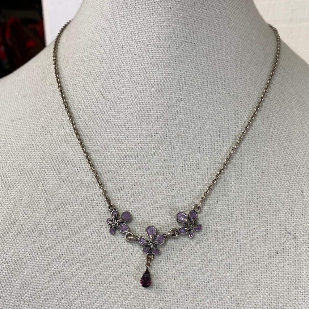 Set of three dainty necklaces
